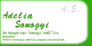 adelia somogyi business card